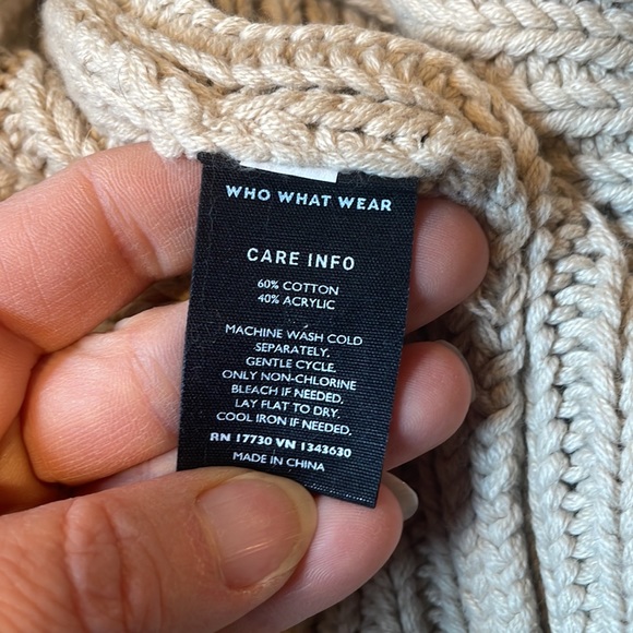 NWT Who What Wear Belted Cardigan. 2X - Picture 9 of 9